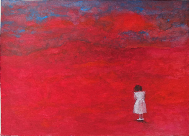 Titre de l'oeuvre - La Valise Rouge  |  Artiste - Yu Hirai