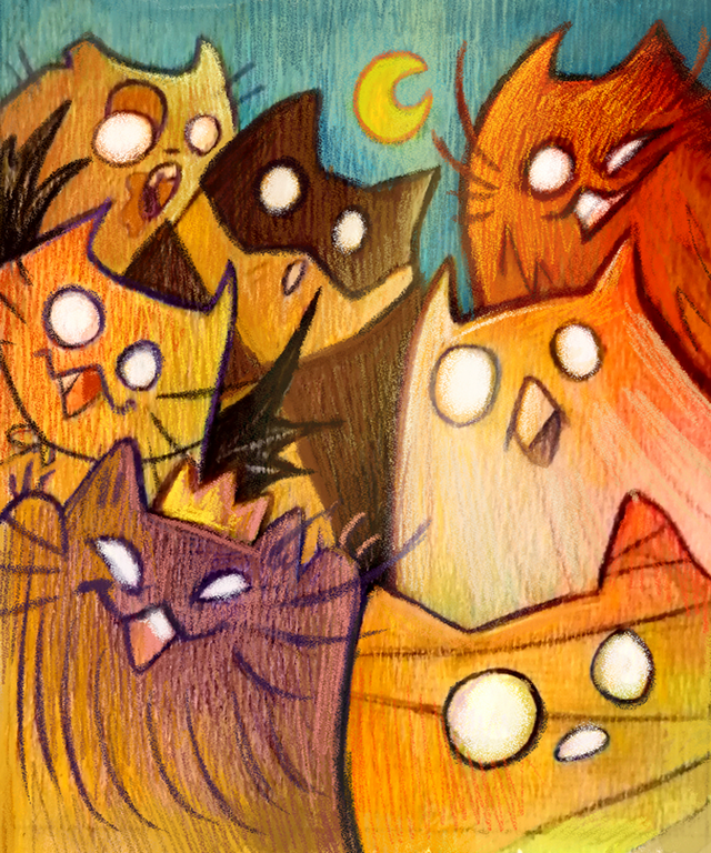 Chat Patate - Halloween - BOOO !