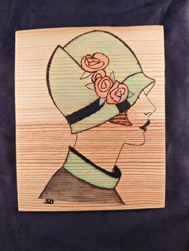 Années Folles Vert et Roses 