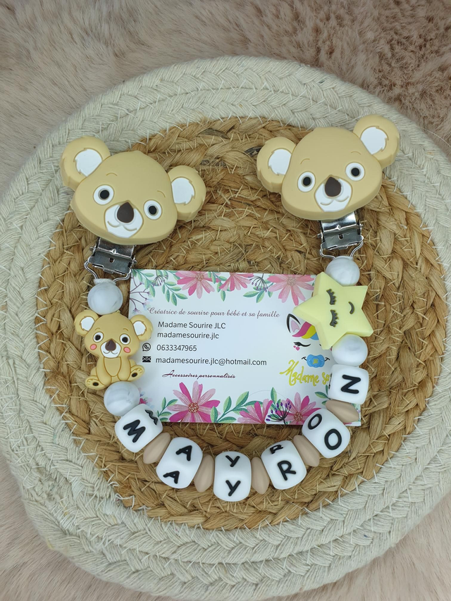 Attache doudou Koala +