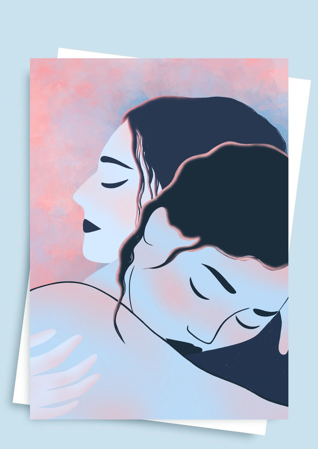 Carte postale Courage