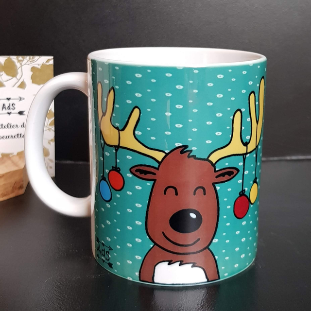 Mug - Renne rigolo (11h)