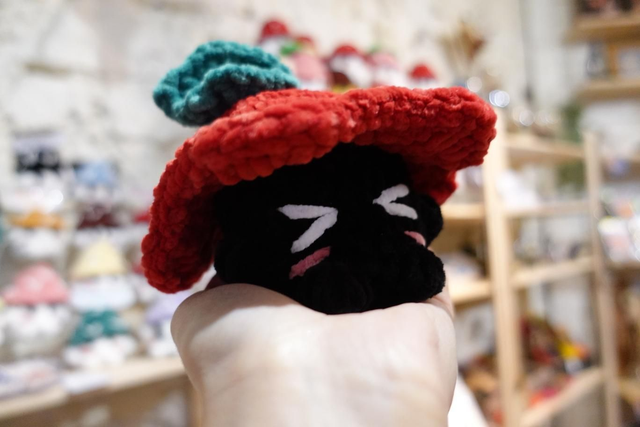 Kelly, la résiliente | Créature d&#039;atelier coquelicot en crochet pleines d&#039;intentions