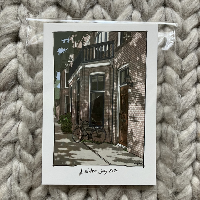 postcard Leiden