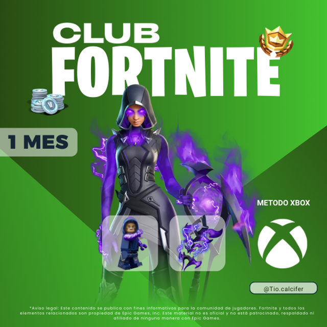 Club Fortnite Xbox 1 mes