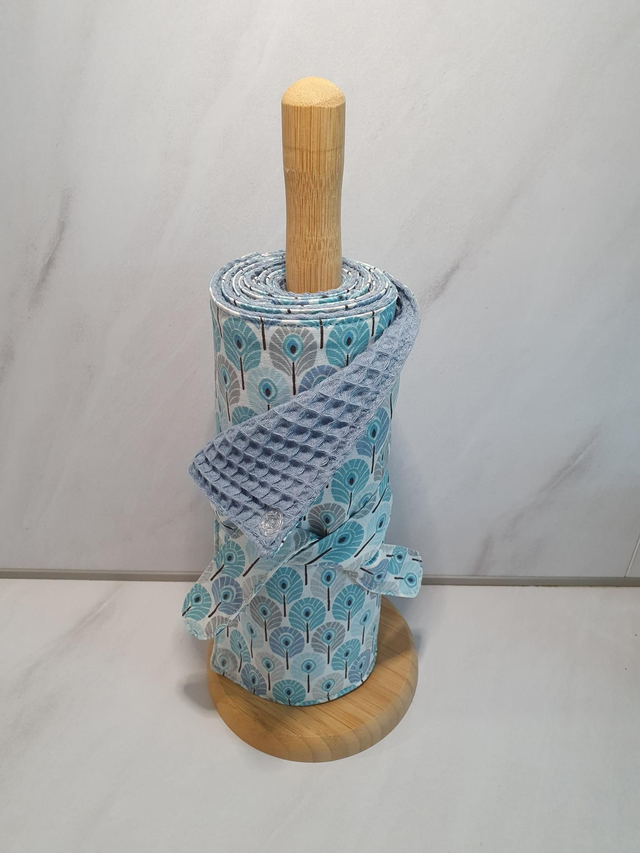 Essuie-tout lavable avec support