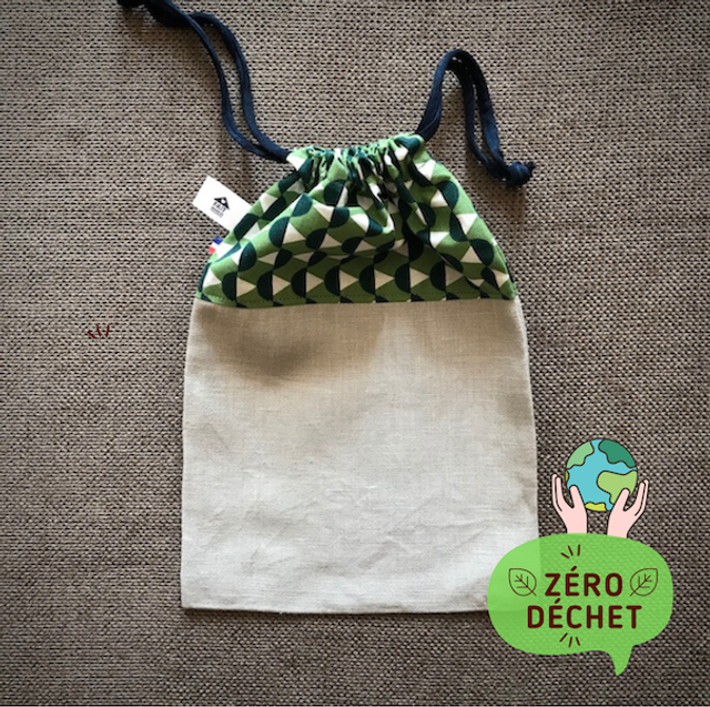 Sac à pain lin et coton