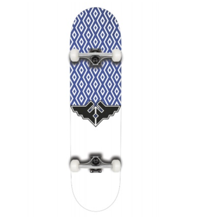 Fracture Wings V5 Blue Complete Skateboard - 8.0"