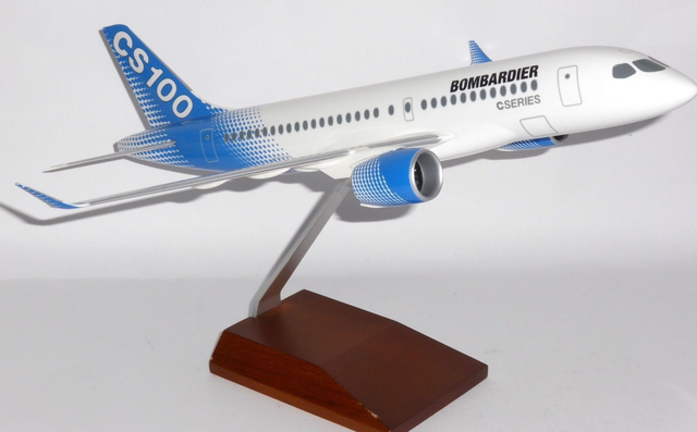 Bombardier CS-100 House Demo Livery, Corporate Model, Skymarks 1:100