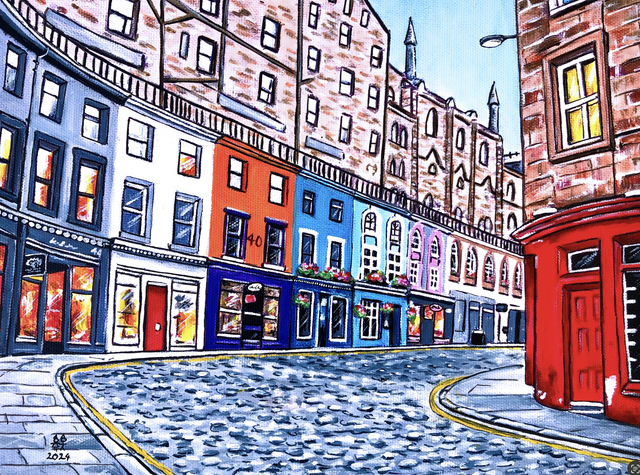 X4 Prints - Victoria Street 8"x8" (£7.50 per unit)
