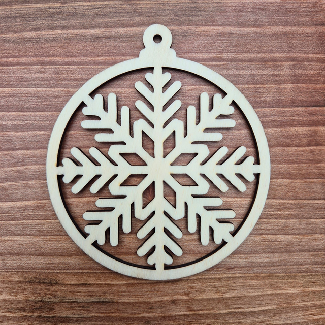Weihnachtsbaum Anhänger, Schneeflocke 4
