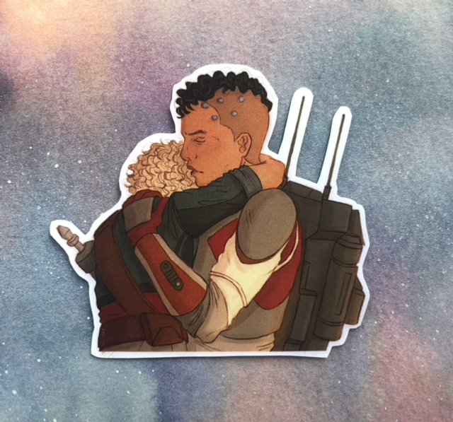Star Wars - Echo Omega Hug Sticker-S48