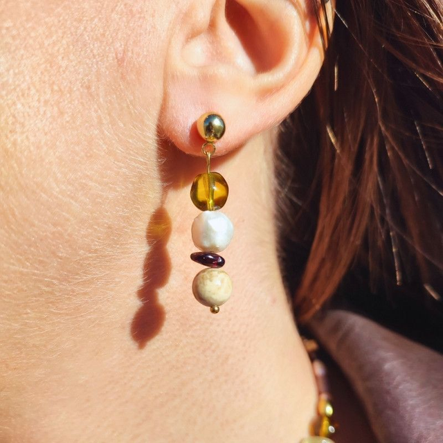 Boucles d&#039;oreilles Garnéa