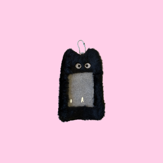 Fluffy Monster Card Holder