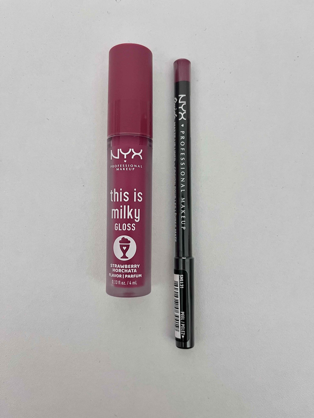 NYX kit Gloss + Crayon à lèvres