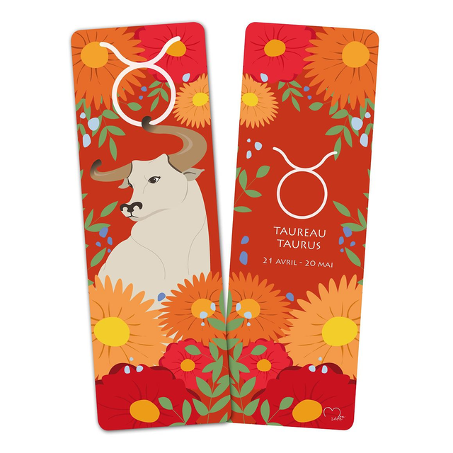 Marque-page Taureau