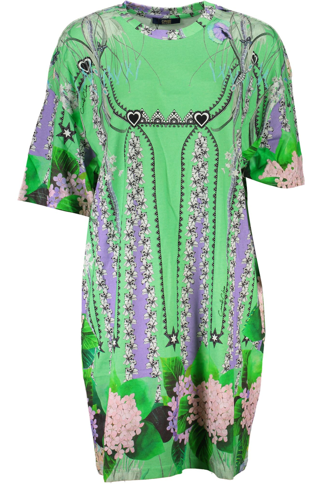 CAVALLI CLASS ABITO CORTO DONNA VERDE