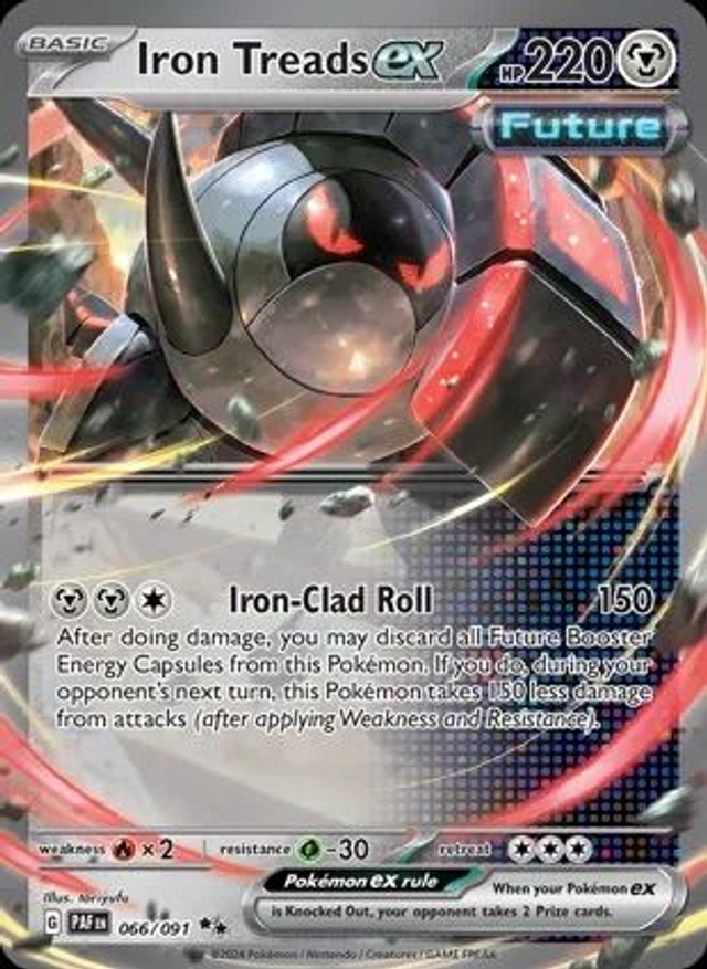 Iron Treads EX - 066/091 (Double Rare)