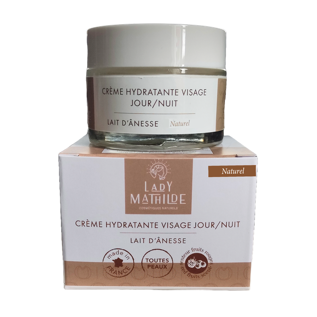 Crème visage jour/nuit au lait d&#039;ânesse