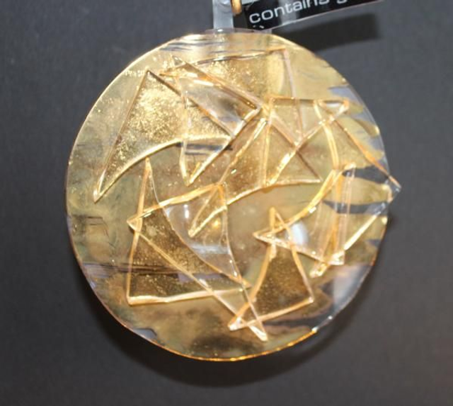 o8 "Kugel" vergoldet o/ 7cm und o/ 9cm . dw 9 o62020 05