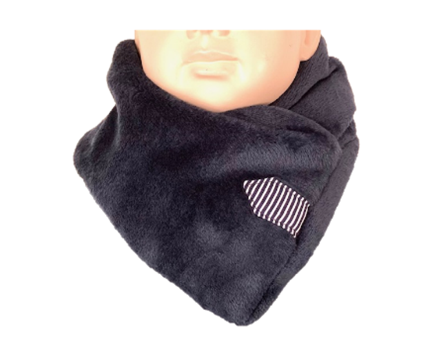 Cache cou doudou enfant Bleu Marine Taille unique