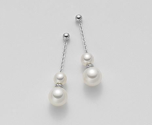 Orecchini Mikiko in Oro 18 Kt con Perle 
