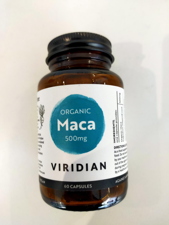 Organic Maca 500mg 60 capsules 0839