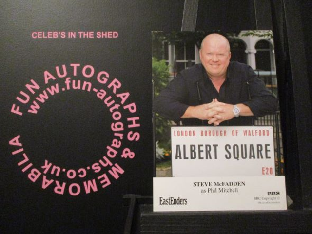 Steve McFadden (Phil Mitchell) Original EastEnders Cast Card (1)(SEE PIC)