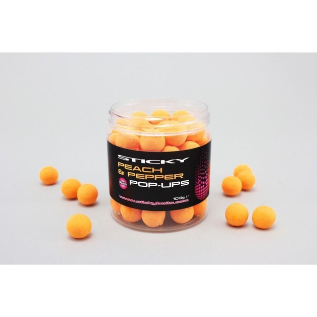 Sticky Baits Peach & Pepper Pop Ups