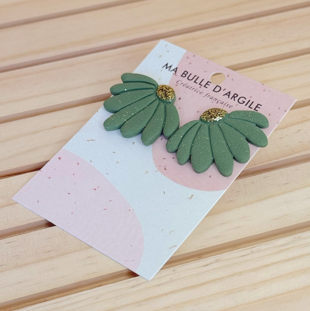 Ella (vert kaki clair et or) 