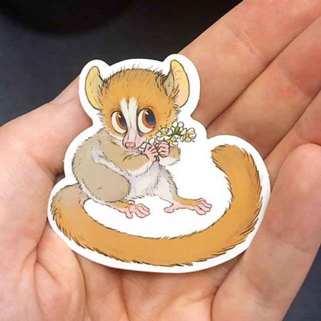 Mouse lemur sticker