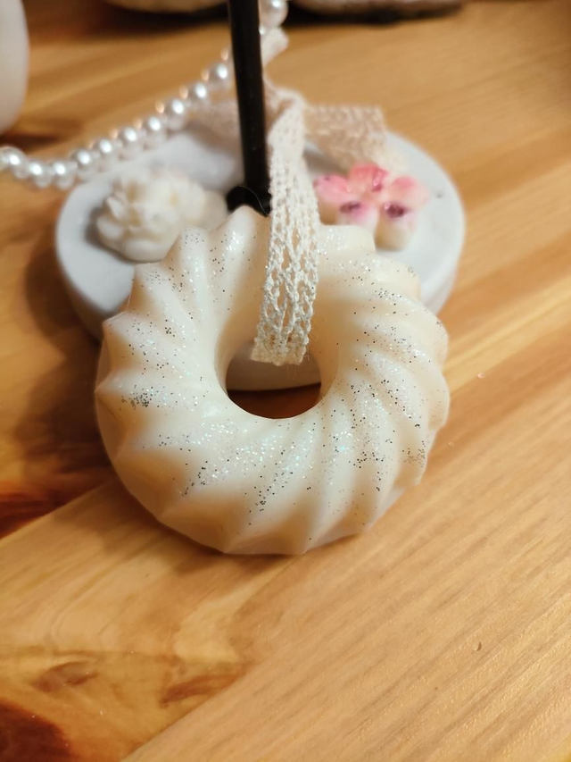 Suspension &quot;Bonbon cerise &amp; fraise&quot;