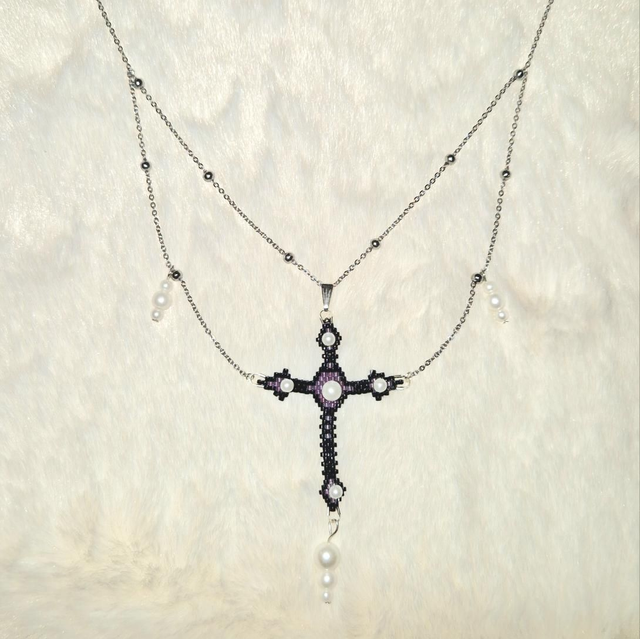 Collier croix 