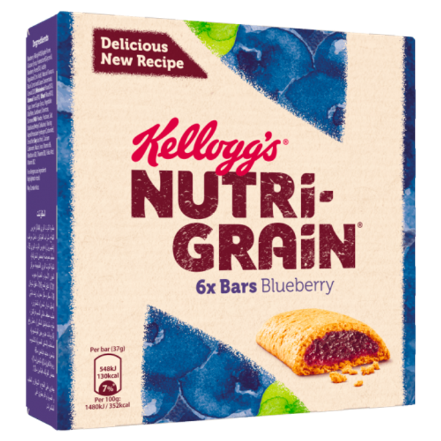 Nutri-Grain Blueberry x6 Short Dated 9/10/23