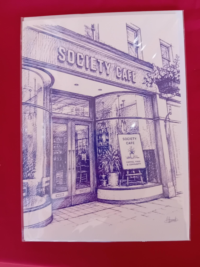 204 - Society Cafe card - Ania Bond 