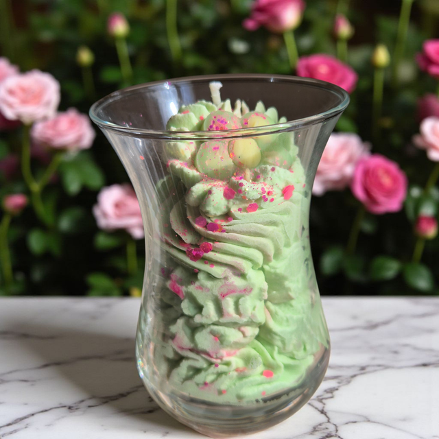Rhubarbe d'enfance (chantilly)