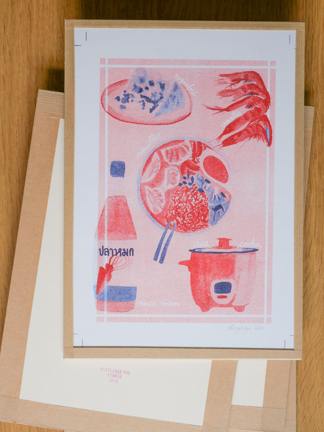 Affiche Risographie :: Bec salé