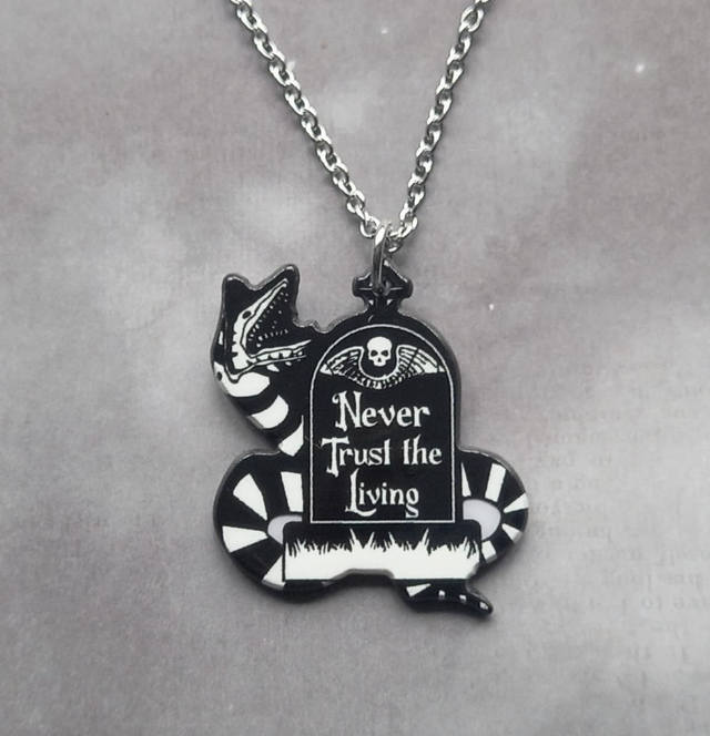 Sandworm Tombstone Necklace 