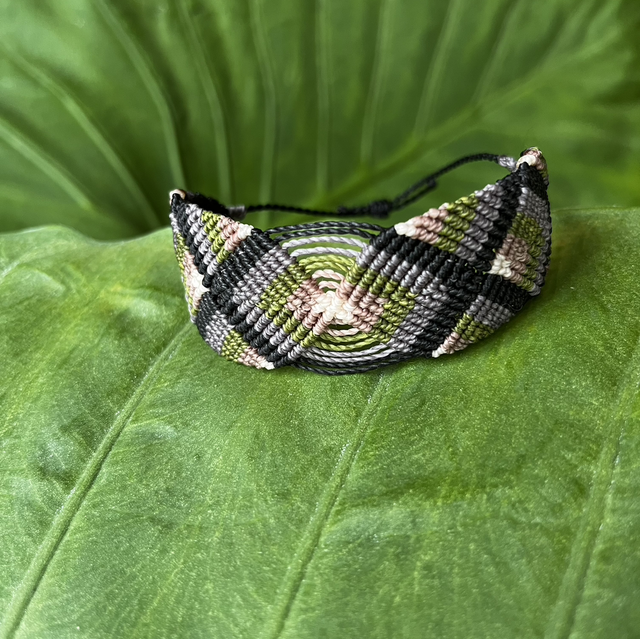 Manchette multico grise