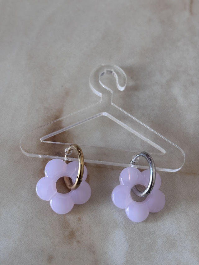 Boucles d'oreilles - Grande fleur