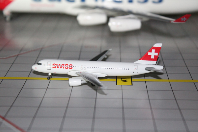 Swiss A 320, 1:400 Spezialmodell von Swiss
