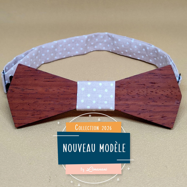 PŪREHUA – Le nœud papillon en bois ajustable