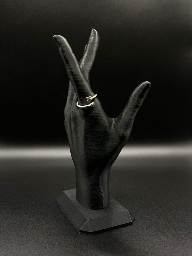 Anel regulável letra N