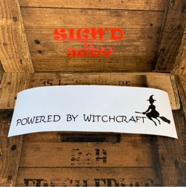 Powered By Witchcraft Sticker 
