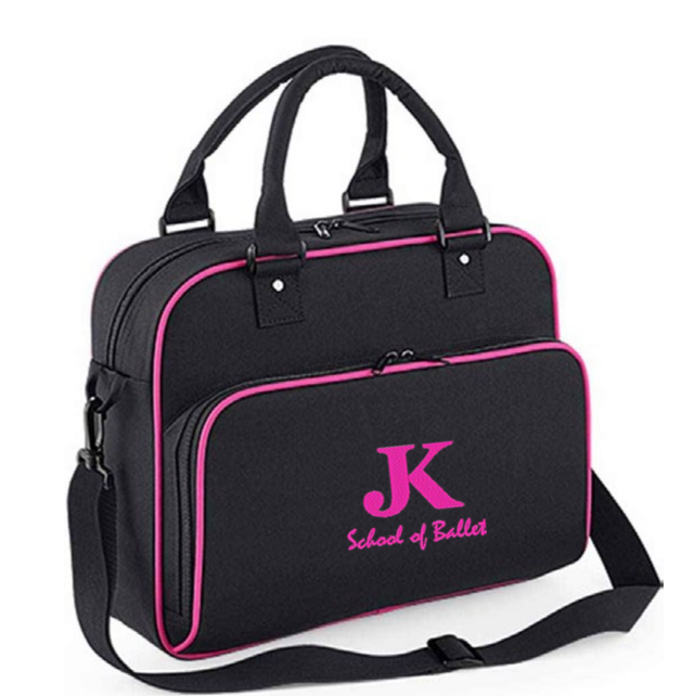 Personalised Ballet School Bag in Black 