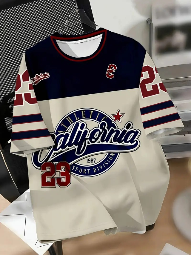 Men's Retro California 1987 Sports T-Shirt