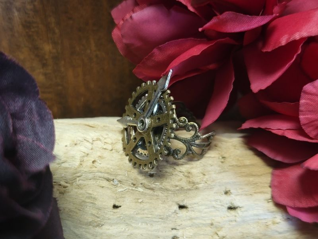 Bague "Rouages du Temps"