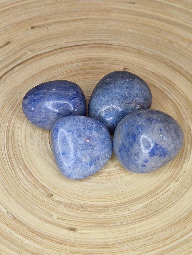 Quartz bleu - Pierre roulée
