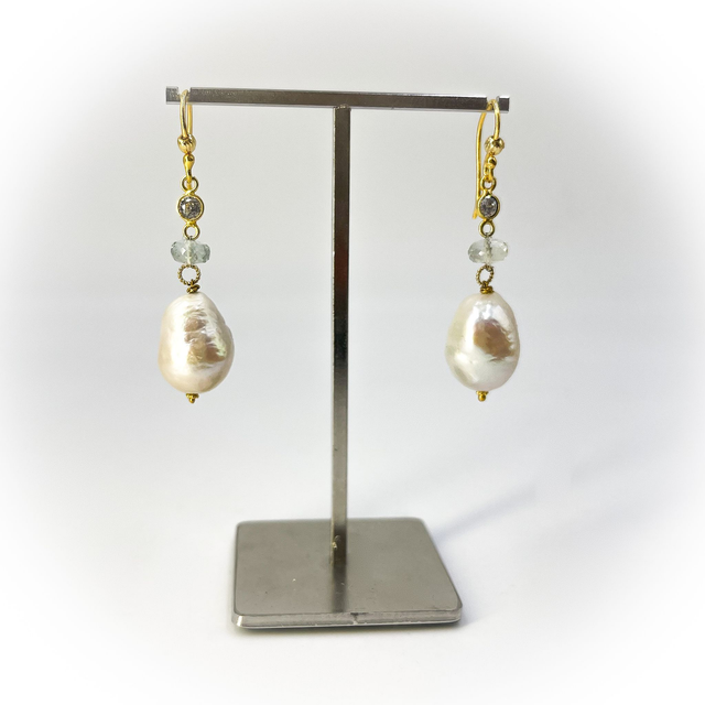 Boucles d'oreilles " Karikalaï "