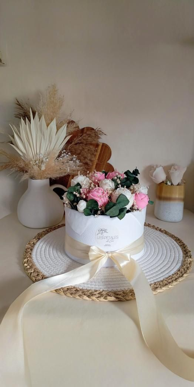 Bouquet de roses éternelles